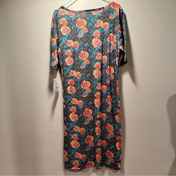 NWT LulaRoe Julia Dress Small Soft High Scoop KneeLength Pencil Skirt Large12-14 - Picture 9 of 11
